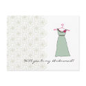 Will you be my Bridesmaid? Customizable postcards