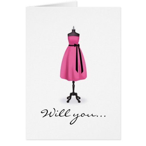 Will You Be My Bridesmaid ? (Designer Card)