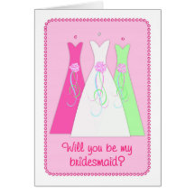 Will You Be My Bridesmaid? Greeting Card