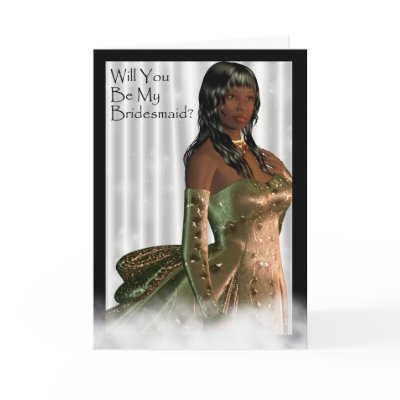 Will You Be My Bridesmaid Greeting Cards