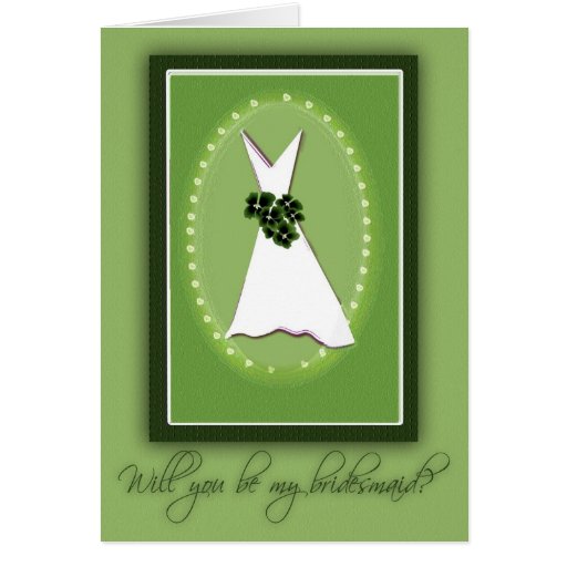 Will you be my bridesmaid? greeting cards
