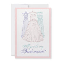 Will you be my Bridesmaid? Custom Invitations