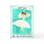 Will You Be My Bridesmaid Invitation Card cards