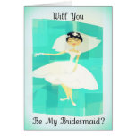 Will You Be My Bridesmaid Invitation Card