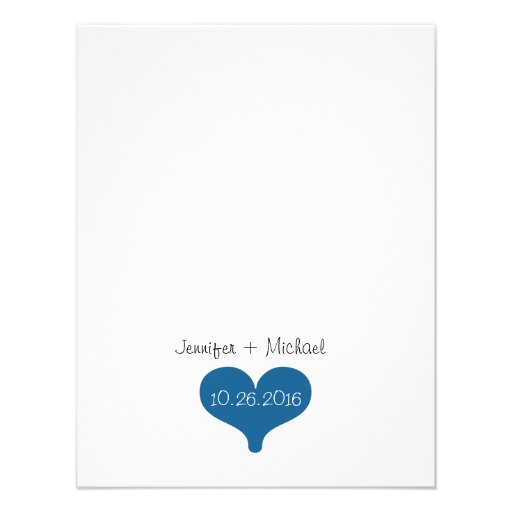 Will you be my Bridesmaid? Navy Blue/Orange Poem Invitation