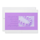 will you be my bridesmaid - pearls on lila custom announcements
