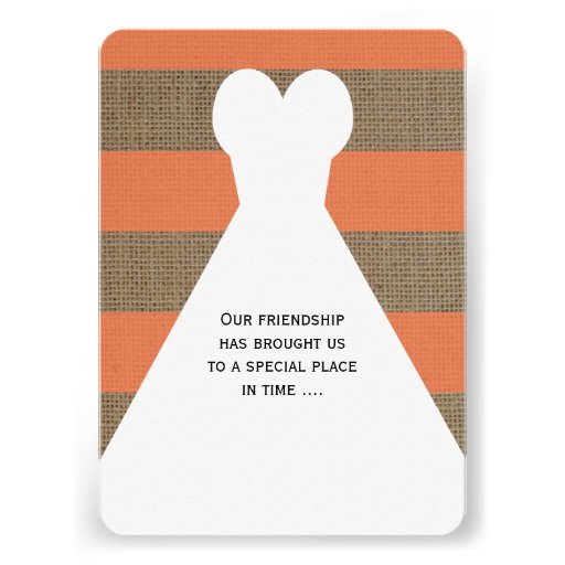 Will You Be My Bridesmaid Poem Invitations Coral