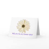 "Will you be my Flower Girl?" Greeting Cards