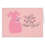 "Will you be my Flower Girl?" Greeting Cards