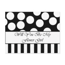 Will You Be My Flower Girl Postcard