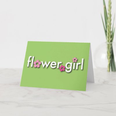 Will You Be My Flowergirl? Card