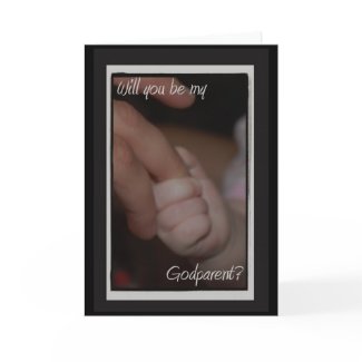 Will You Be My Godparent Card card