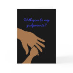 will you be my godparents in blue card ethnic