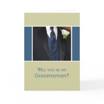 Will You Be My Groomsman? cards