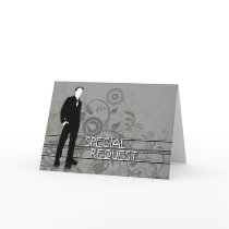 will you be my groomsman? greeting cards