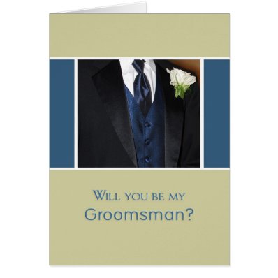 Will You Be My Groomsman? Card