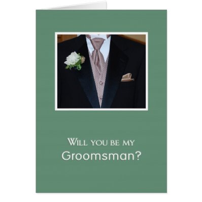 Will You Be my Groomsman? Card