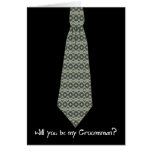 Will You be my Groomsman? Card