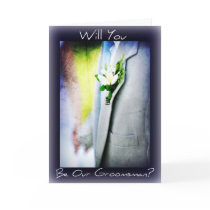 Will You Be My Groomsman Invitation Card
