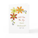 Will You Be My Junior Bridesmaid? Greeting Cards