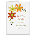 Will You Be My Junior Bridesmaid? Greeting Cards