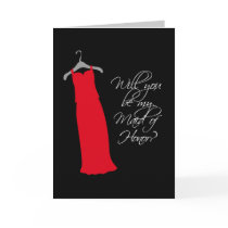 "Will you be my Maid of Honor?" cards