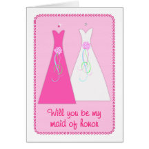 Will You Be My Maid of Honor? Card