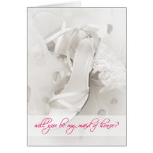 Will You Be My Maid of Honor? Greeting Card