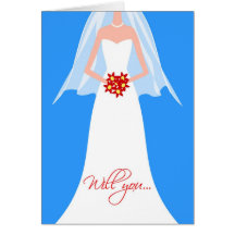 Will You Be My Maid of Honor? Greeting Card