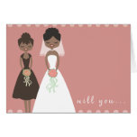 Will You Be My Maid of Honor Greeting Card 2