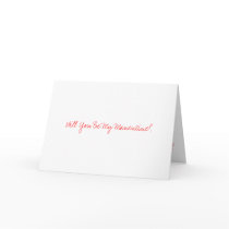 Will You Be My Manentine? Greeting Card