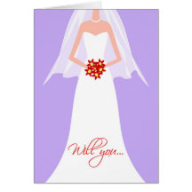 Will You Be My Matron of Honor? Greeting Card