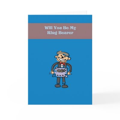 Will You Be My Ring Bearer Card