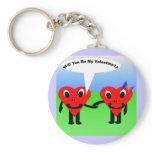 Will you be my valentine?? key chain