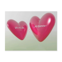 Will You Be My Valentine Postcard by Suzettas Will You Be My Valentine Postcard