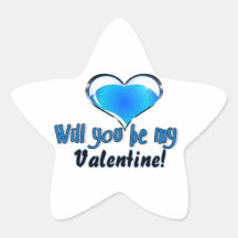 Will you be my Valentine Stickers