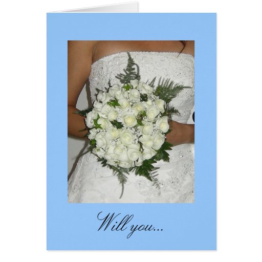 Will you... invitation card