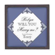 Will You Marry Me? Custom Ring Box for Proposing Premium Trinket Boxes