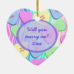 Will You Marry Me Customizable Keepsake Ornament