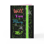 Will You Marry Me Customizable Proposal Card