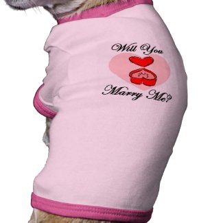 Will you marry me? petshirt