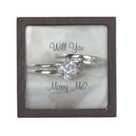 Will You Marry Me Engagement Ring Box Premium Gift Box