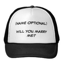 WILL YOU MARRY ME? - hat