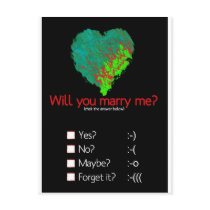 Will you marry me? postcards by emmepi Will you marry me? postcards