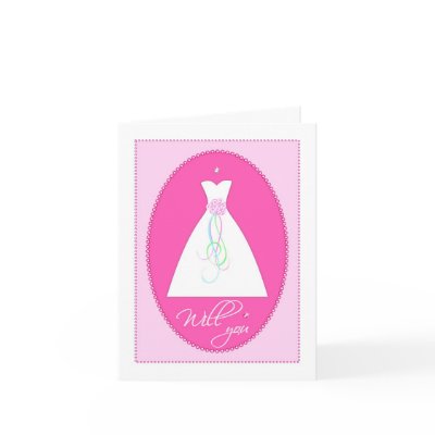 Will You? Sparkling Bridesmaid Card