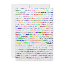 Willa Text Design II Invitation by SjStevenson Willa Text Design II Invitation