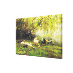 Willem Maris - Duck heaven Canvas Prints