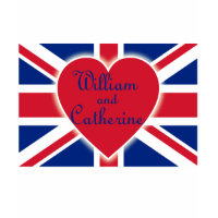 William and Catherine with Union Jack Products shirt
