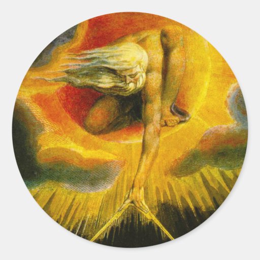 william-blake-ancient-of-days-stickers-zazzle