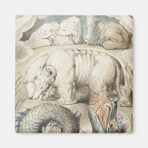 William Blake Art Painting Magnets
